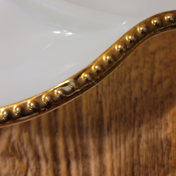 Vintage Fire King Oven Ware Divided Milk Glass Dish - Picture 6 of 8